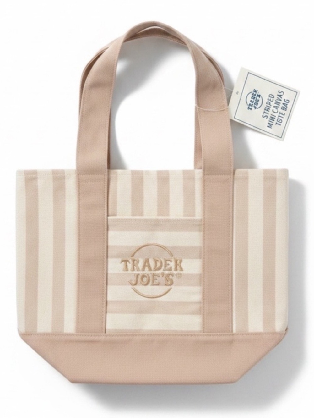 Trader Joe's Limited Edition Desert Mini Stripe Tote—Summer 2026 Collector - Picture 2 of 8